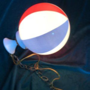 Beach Ball Swag Lamp